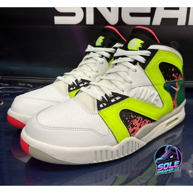 Nike Air Tech Challenge Hybrid Wht/Green (2014) 653873-100 Mens sneakers size 130