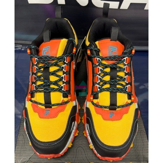 Fila Oakmont Trail Yellow Black Red (2021) 1JM01747-704 Mens sneakers size 84