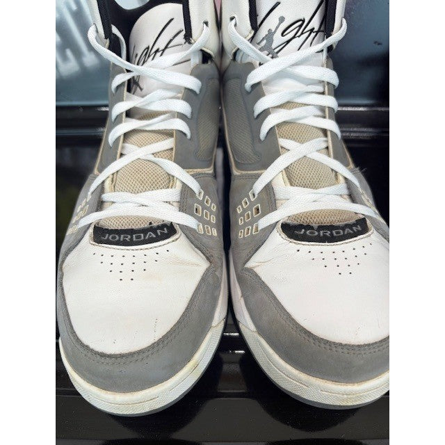 Jordan Flight 23 RST Basketball Shoes Sneakers Mens sz 13 Gray White Jumpman6