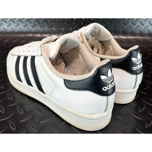 Adidas Superstar White Black Stripe Athletic Sneakers Casual Shoes Mens size 63