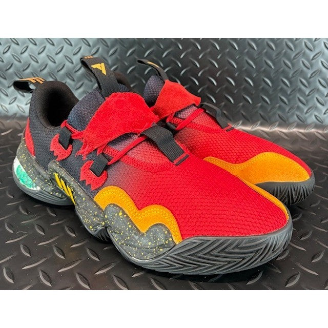 Adidas Trae Young 1 Atlanta Hawks 2Y3772 Red Black Mens sneakers sz 8.5 damaged1