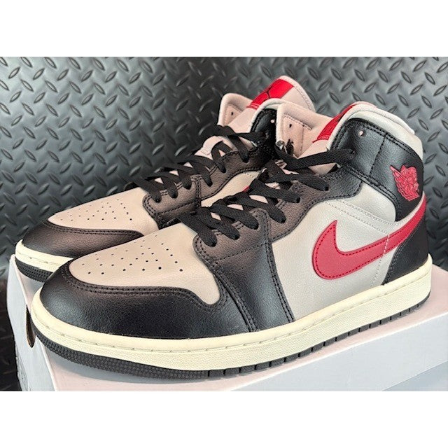 Jordan 1 Mid Black College Grey BQ6472-060 Womens sneakers size 12 or mens 10.50