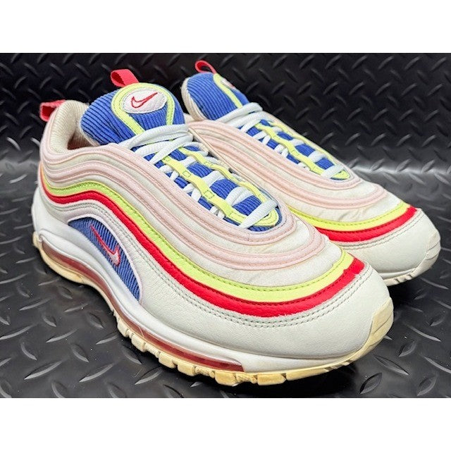 Nike Air Max 97 Corduroy White Womens Sneakers size 10.5 or mens size 9 or 9.51