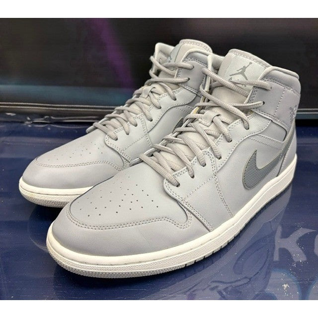 Jordan 1 Retro Mid Wolf Grey Cool Grey (2016) 554724-033 mens sneakers size 120