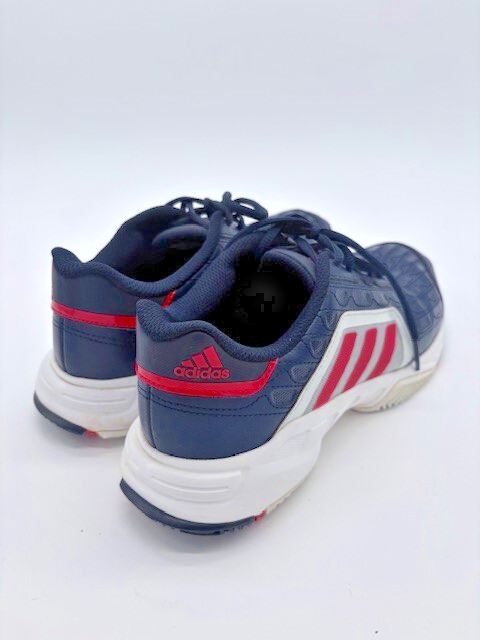 Mens size 10.5 Adidas Adriprene sneakers PYV702001 blue with red stripes2