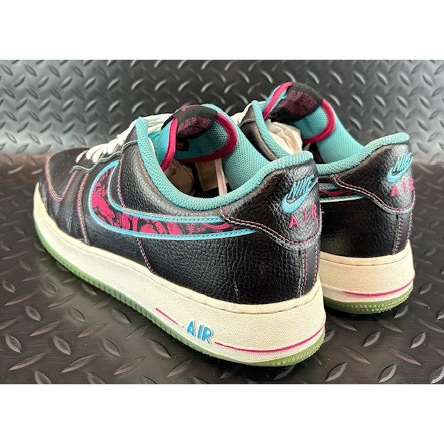 Nike Air Force 1 Low Miami Nights Black Blue DD9183-001 Mens sneakers size 113