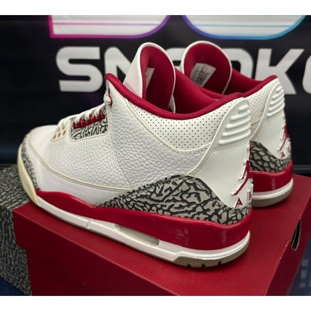 Jordan 3 Retro Cardinal Red (2021) CT8532-126 Mens sneakers size 11.53