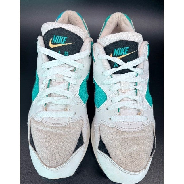 Vintage 1994 Nike Air Icarus OG White Black Teal Running Sneakers mens size 85