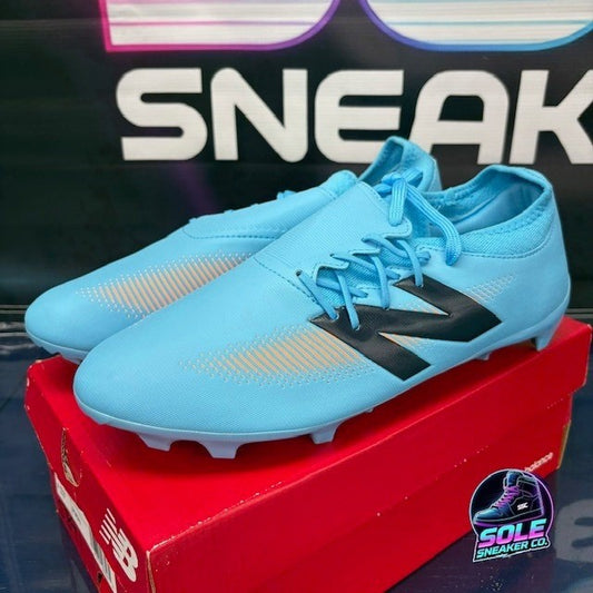 New Balance Furon Dispatch FG V7+ Blue Orange SF3FS75 Mens cleats size 10.50