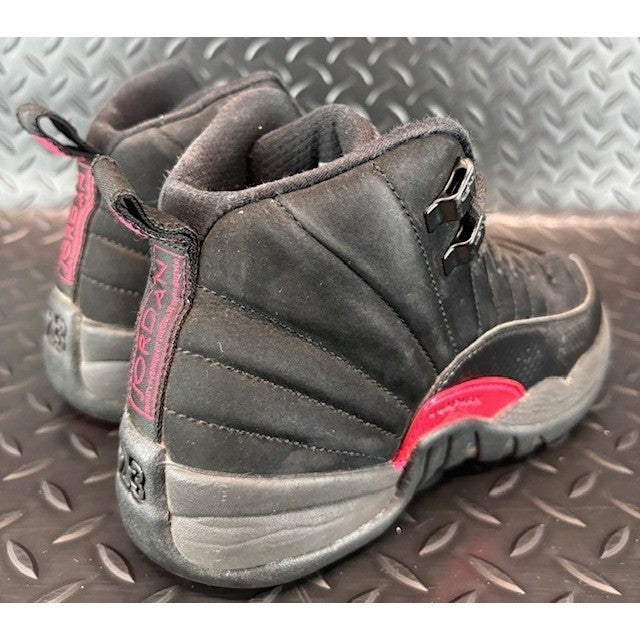 Jordan 12 Retro Black Rush Pink 510815-006 Womens sneakes size 6.5 or 5Y2