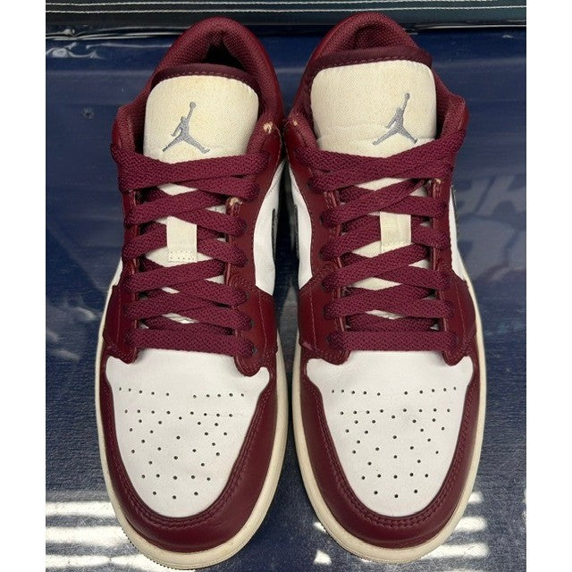 Jordan 1 Low White Bordeaux (2022) 553558-615 Mens sneakers size 105
