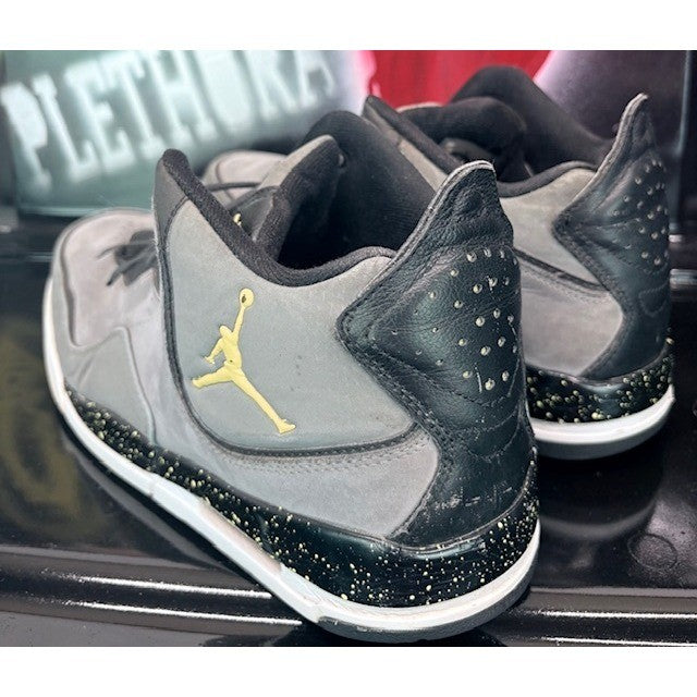 Jordan Courtside Cool Gray Sonic Yellow 2011 Jumpman Basketball Sneakers Size 133