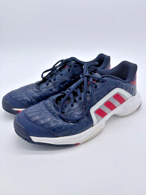 Mens size 10.5 Adidas Adriprene sneakers PYV702001 blue with red stripes0