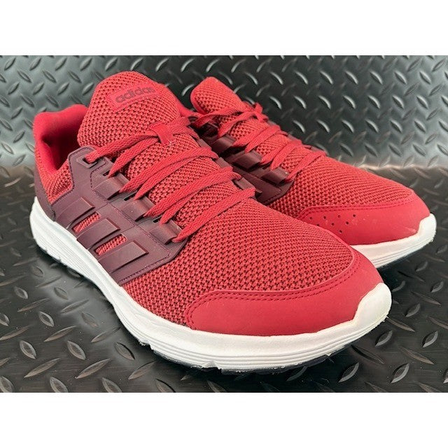 Adidas Galaxy 4 Active Maroon White EE7918 Mens athletic sneakers size 121