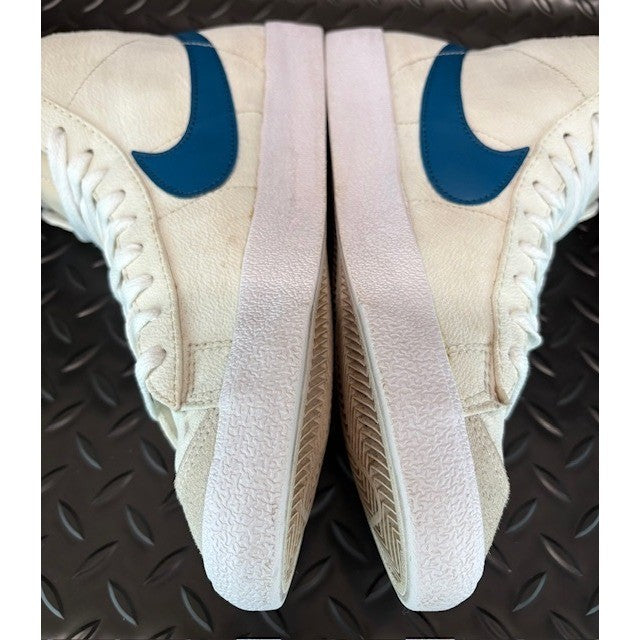 Nike Blazer Mid 77 Athletic Club White Marina Womens Leather sneakers size 9.57