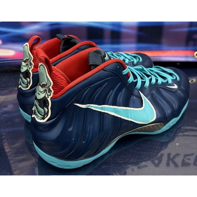 Custom Foamposites 32 of 68 pairs Navy Blue Red Kraken Mens sneakers size 142