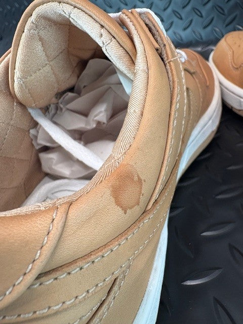 Nike Dunk Low Lux Vachetta Tan White 857587-200 Mens leather sneakers size 83