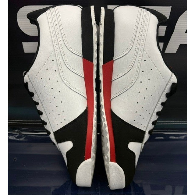 Puma Roma Hacked Home White Black Red 386869-01 Mens sneakers size 9.55