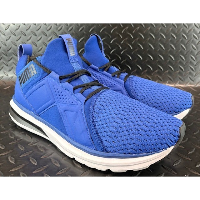 Puma Enzo Mesh Blue Black White 192439-02 Mens Athletic Sneakers size 11.51