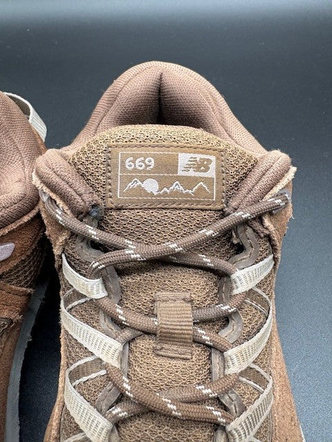 New Balance 669 Womens Trail Sneakers Shoes Size 8 Brown Leather super soft5