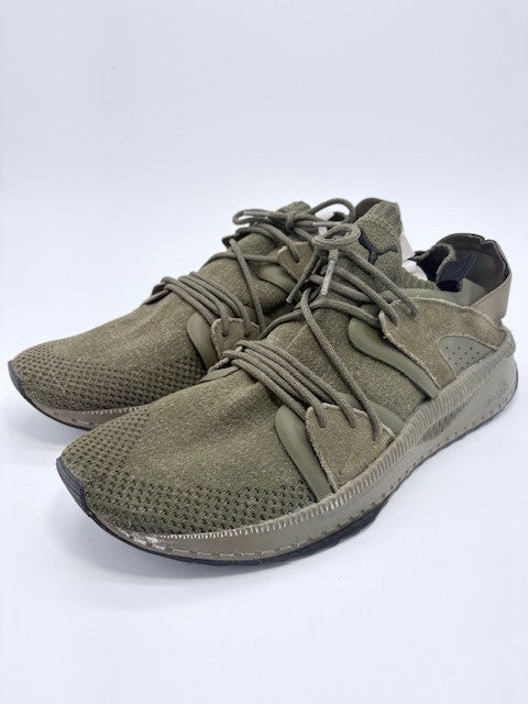 Puma Ignite Evoknit Mens size 14 Running sneakers shoes Army Green suede0