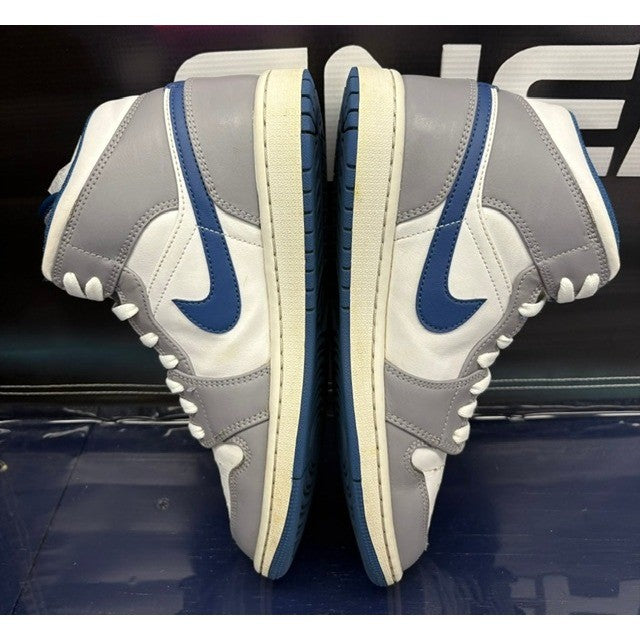 Jordan 1 Mid True Blue White (2022) DQ8426-014 Mens sneakers size 8.56