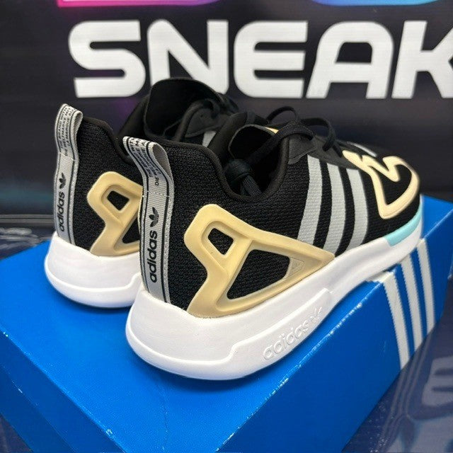 Adidas Originals ZX 2K Flux Black White FY0608 Womens sneakers size 10.52