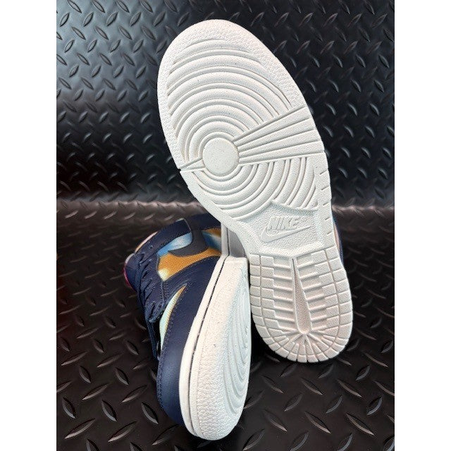 Nike Dunk Low Graffiti Navy White DM1051-400 Womens sneakers size 7 or 5.5Y6