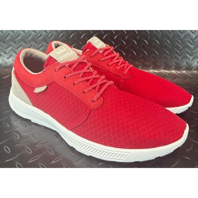 Supra Hammer Run Red White 08126-605-M Mens Athletic Sneakers Shoes Size 121