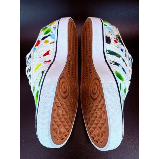 Adidas HVW8 x AdiEase Kevin Lyons Skate Shoes sneakers mens size 10 White paint5