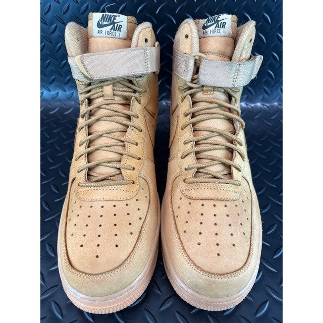Nike Air Force 1 High Wheat (2016) 882096-200 Mens Leather sneakers size 124