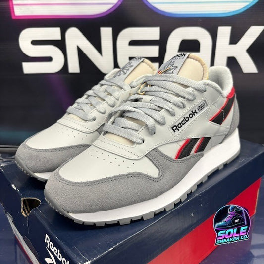 Reebok Classic Leather Grey White (2023) 100074354 Mens sneakers size 6.50