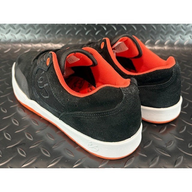 eS Swift 1.5 Mens Skateboarding Shoes Black Orange Sneakers Size 9.53