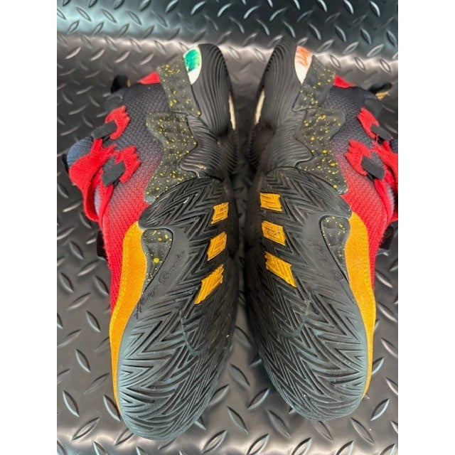 Adidas Trae Young 1 Atlanta Hawks 2Y3772 Red Black Mens sneakers sz 8.5 damaged8