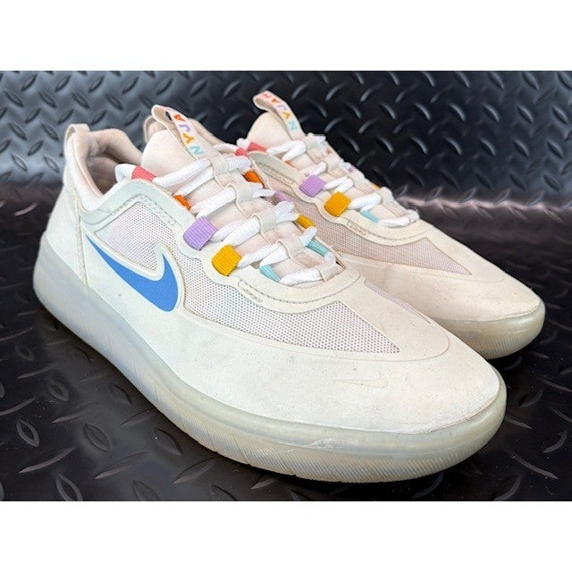 Nike SB Nyjah Free 2 Summit White Icy Sole BV2078-106 Mens sneakers size 81
