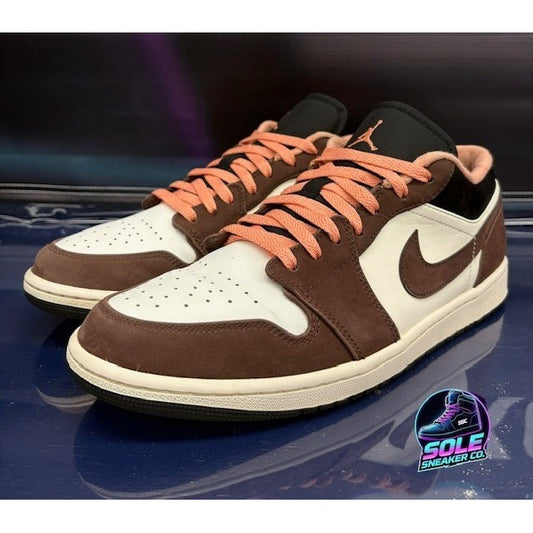 Jordan 1 Low Mocha Brown White (2021) DC6991-200 Mens sneakers size 110