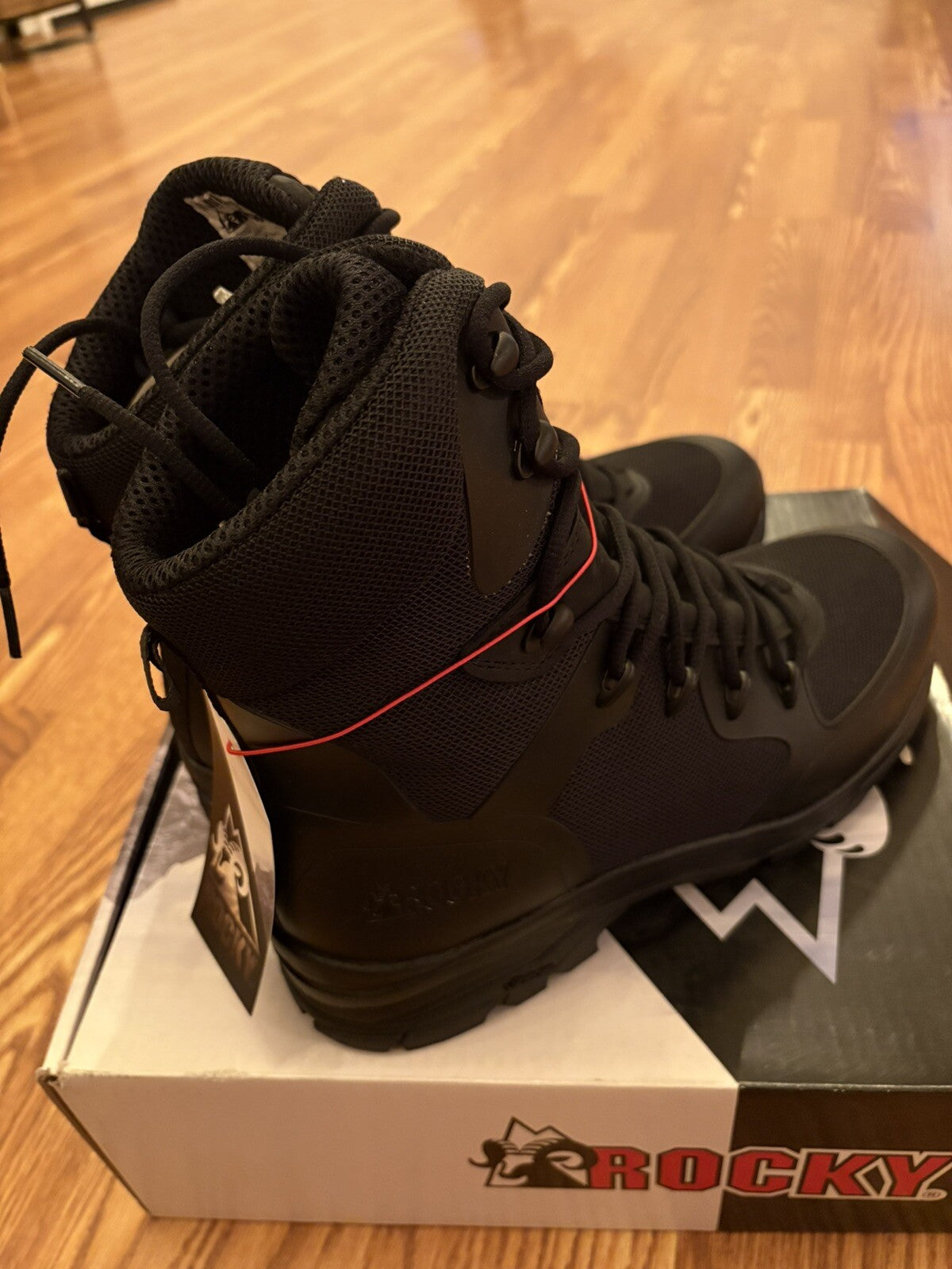 Rocky Code Blue 8” Public Service Mens Black Leather Tactical Boots Size 11.5 M3