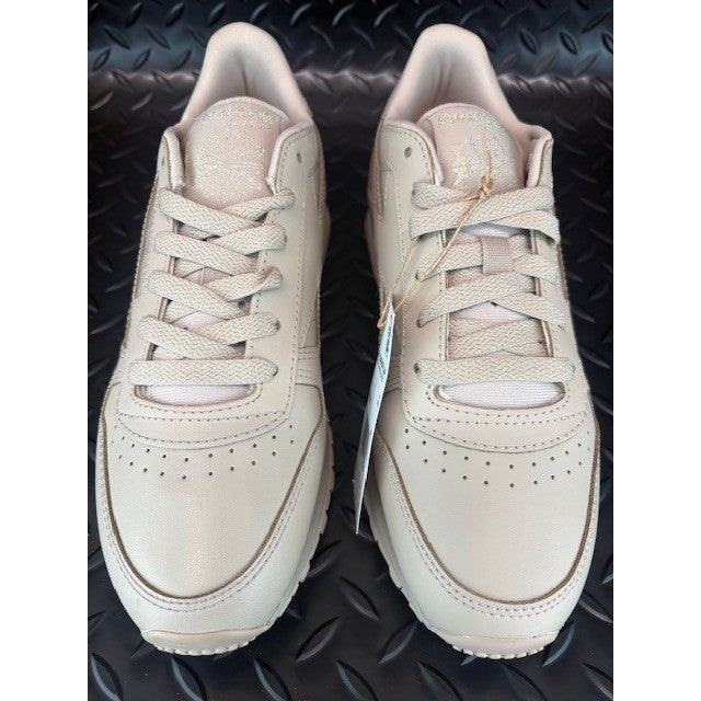 Reebok Classic Leather Clip Light Brown Tan ID4786 Womens sneakers size 74