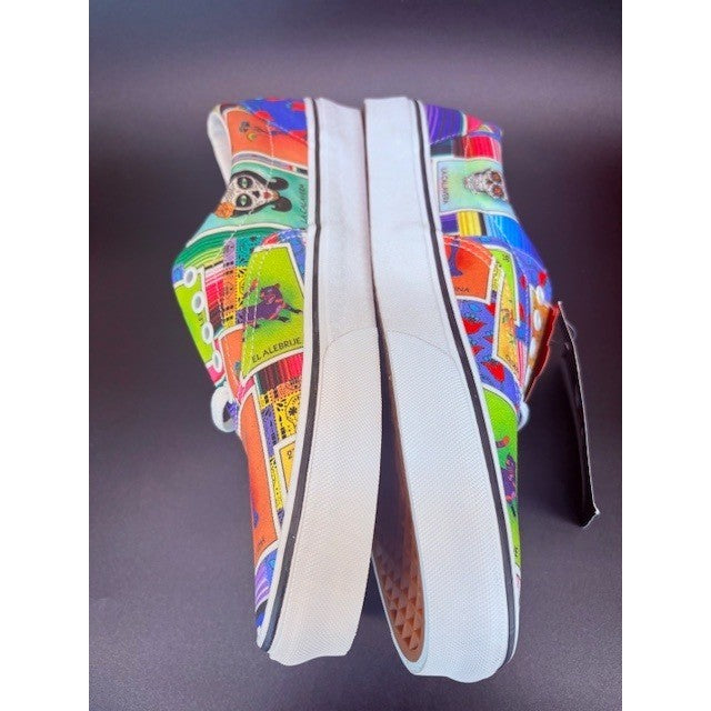 Vans Era La Loteria Day of the Dead Low Tops Sneakers White Mens size 11.55