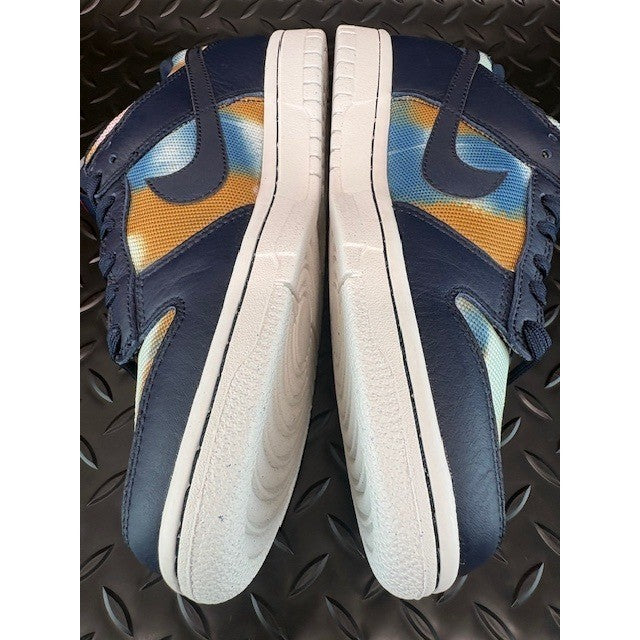 Nike Dunk Low Graffiti Navy White DM1051-400 Womens sneakers size 7 or 5.5Y5