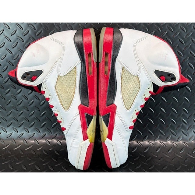 Jordan 5 Retro Fire Red Black Tongue (2013) 136027-120 Mens sneakers size 105