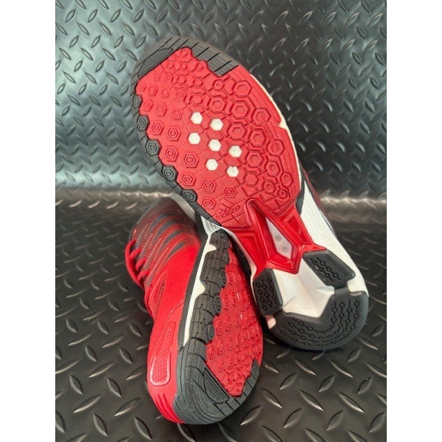 Adidas Volley Response 2 Boost Red Black Womens Volleyball sneakers size 8.56