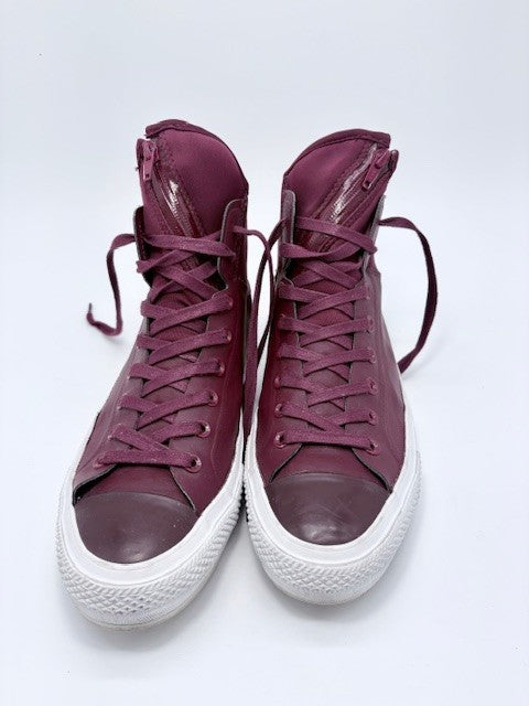 Converse MA-1 SE High Top Trainers Burgundy Leather Mens size 10 sneakers shoes5