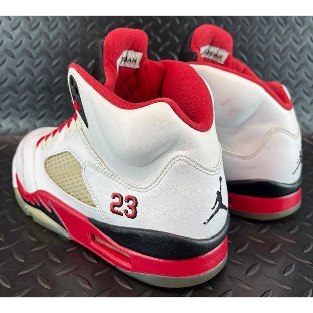 Jordan 5 Retro Fire Red Black Tongue (2013) 136027-120 Mens sneakers size 103