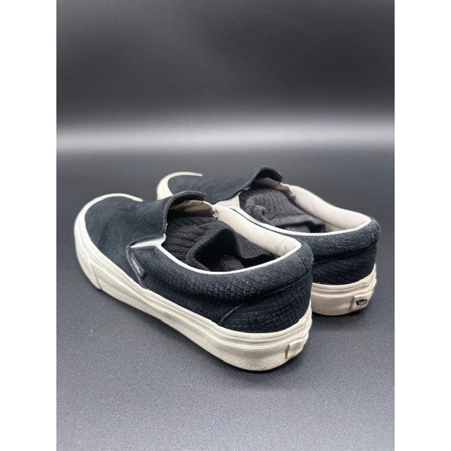 Vans Classic Slip On Black Suede Skate Shoes Sneakers Mens size 53