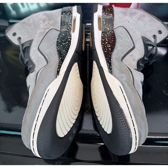 Jordan Courtside Cool Gray Sonic Yellow 2011 Jumpman Basketball Sneakers Size 136
