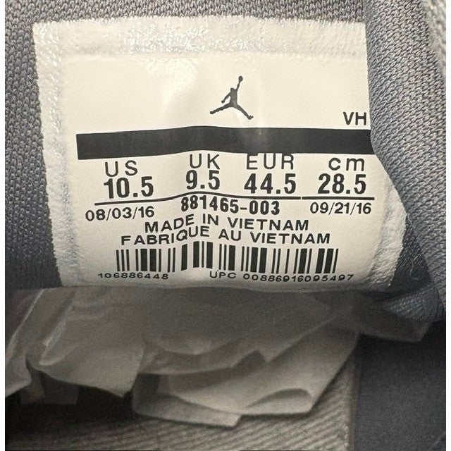 Jordan Formula 23 Cool Grey (2016) 881465-003 Mens sneakers size 10.57