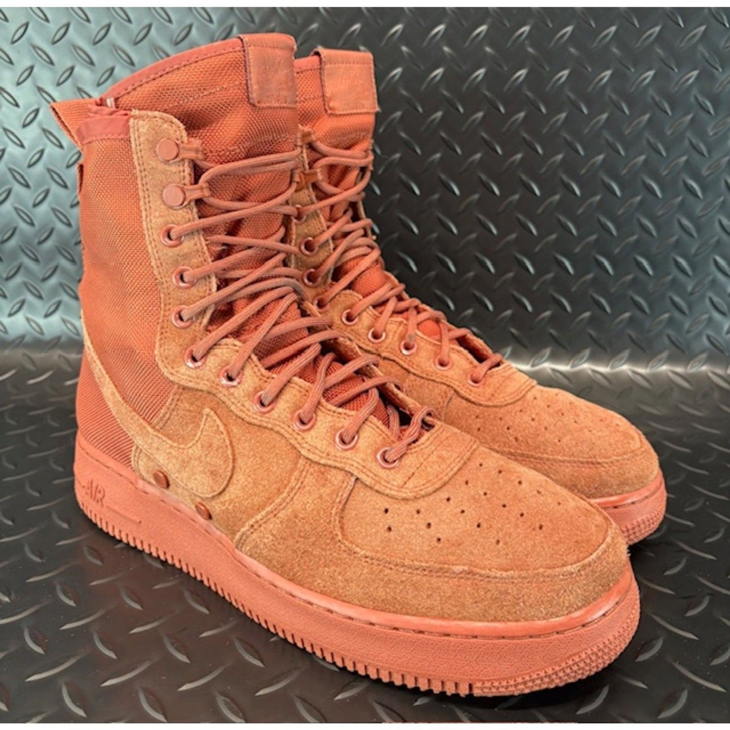 Nike SF Air Force 1 High Military Dusty Peach 854024-204 Mens sneakers size 101