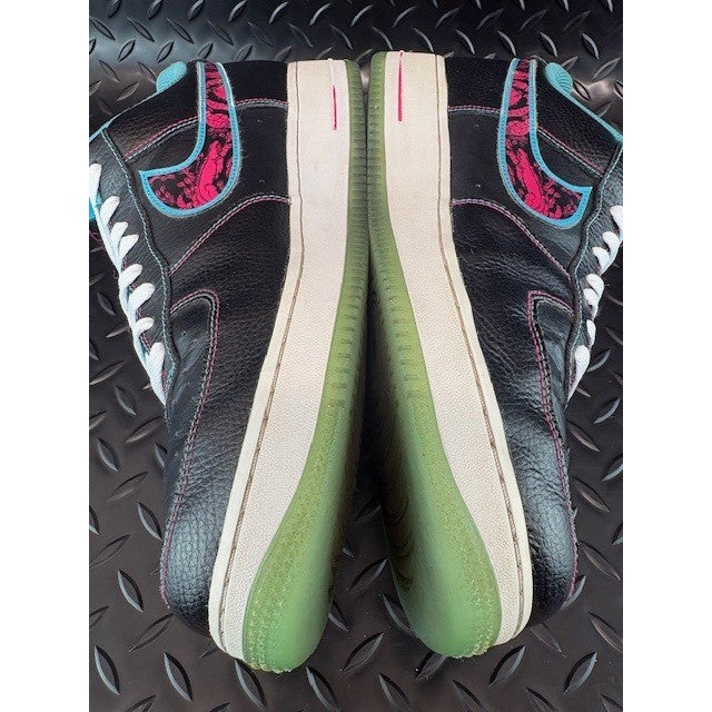 Nike Air Force 1 Low Miami Nights Black Blue DD9183-001 Mens sneakers size 116