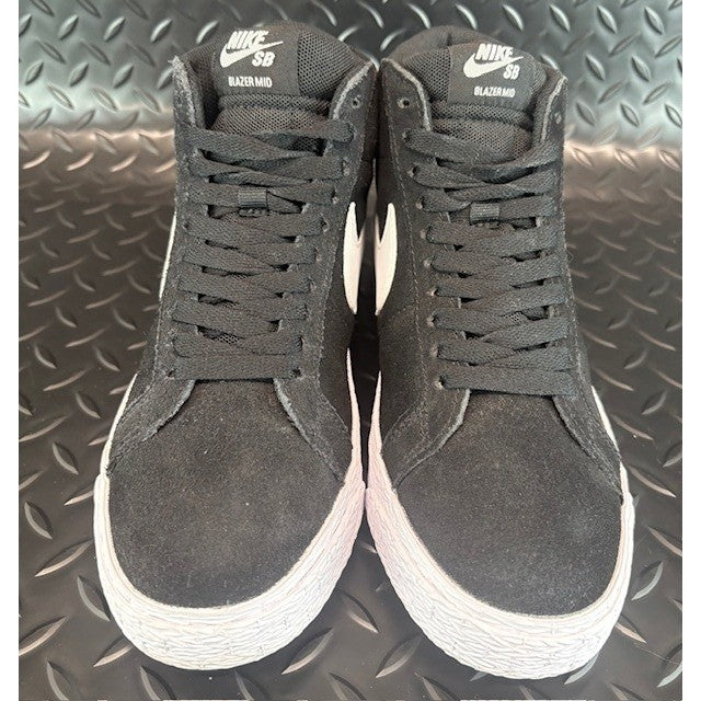 Nike SB Zoom Blazer Mid Black White 864349-002 Mens suede sneakers size 5.54